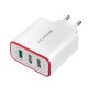 BW-PL2 30W 3-Port USB Charger QC3.0 Quick Charge Wall Charger EU Plug Adapter For iPhone 11 SE 2020 Xiaomi Huawei