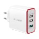 BW-PL2 30W 3-Port USB Charger QC3.0 Quick Charge Wall Charger EU Plug Adapter For iPhone 11 SE 2020 Xiaomi Huawei BW-PL2 30W 3-Port USB Charger QC3.0 Quick Charge Wall Charger EU Plug Adapter For iPhone 11 SE 2020 Xiaomi Huawei