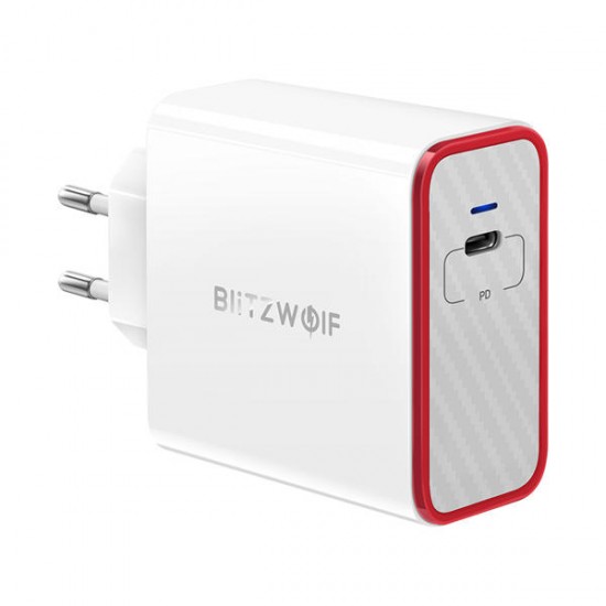 BW-PL4 45W USB-C PD Charger PD3.0 Power Delivery Wall Charger EU Plug Adapter For iPhone 11 SE 2020 For iPad Pro 2020 MacBook Air 2020 For Samsung Galaxy Note 20 Xiaomi Mi10 Huawei P40