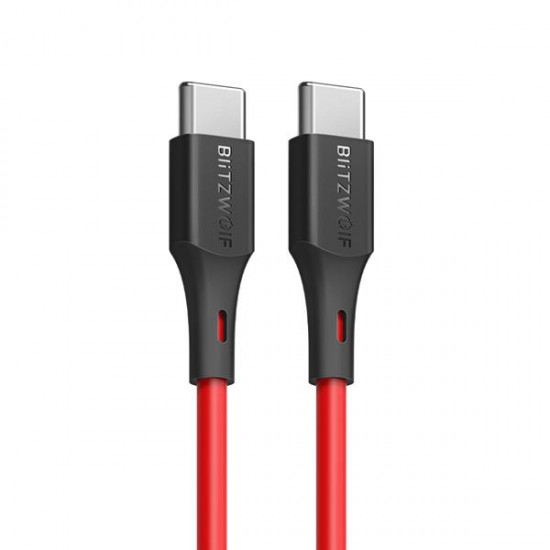 BW-S12 27W QC4+ QC4.0 QC3.0 PD Type-C Port Charger + BW-TC17 3A USB PD Type-C to Type-C Charging Data Cable