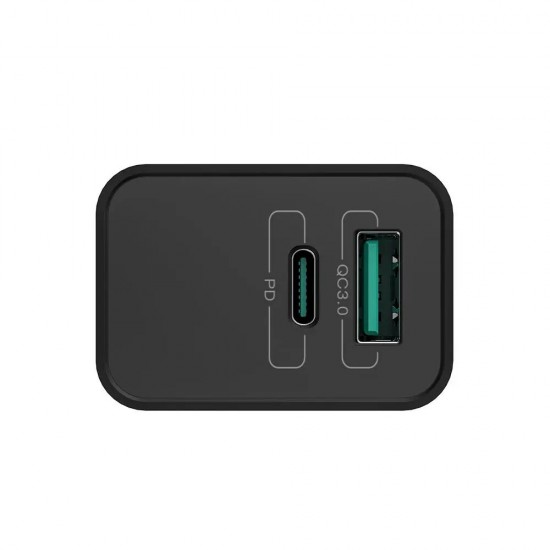BW-S14 18W USB Charger Type-C PD3.0 QC3.0 AU Plug Charger with BW-TC10 Type-C Cable for iPhone XS 11 Pro BW-S14 18W USB Charger Type-C PD3.0 QC3.0 AU Plug Charger with BW-TC10 Type-C Cable for iPhone XS 11 Pro