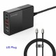 BW-S16 75W 6-Port USB PD Charger Desktop Charging Station Dual PD3.0 QC3.0 With 100W 5A Zinc Magnetic USB-C to USB-C Data Cable Fast Charging US Plug Adapter For iPhone 11 SE 2020 BW-S16 75W 6-Port USB PD Charger Desktop Charging Station Dual PD3.0 QC3.0 With 100W 5A Zinc Magnetic USB-C to USB-C Data Cable Fast Charging US Plug Adapter For iPhone 11 SE 2020