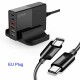 BW-S16 75W 6-Port USB PD Charger Desktop Charging Station Fast Charging EU Plug Adapter With 1.5m/4.92ft 100W 5A PD USB-C to USB-C Cable For iPhone 11 SE 2020 For iPad Pro 2020 MacBook Air 2020 For Samsung Galaxy S20 BW-S16 75W 6-Port USB PD Charger Desktop Charging Station Fast Charging EU Plug Adapter With 1.5m/4.92ft 100W 5A PD USB-C to USB-C Cable For iPhone 11 SE 2020 For iPad Pro 2020 MacBook Air 2020 For Samsung Galaxy S20