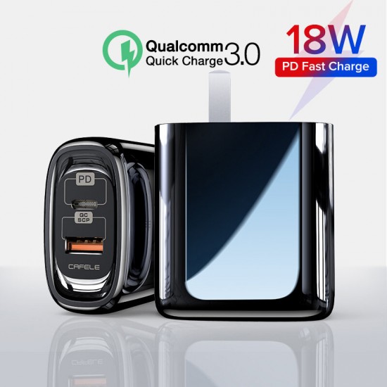 33W USB Charger QC3.0 PD Type C Quick Charging For iPhone XS 11Pro Oneplus 8Pro Nord MI 10 Note 9S