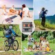 Solar Charger 14W USB Foldable Phone Travel Charger Solar Panel Waterproof For iPhone X XS 8Plus Xiaomi Mi10 Redmi Note 9S