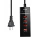 EU US Plug ABS 4 Port USB 2.4A Fast Charger for Samsung iphone Xiaomi Huawei EU US Plug ABS 4 Port USB 2.4A Fast Charger for Samsung iphone Xiaomi Huawei