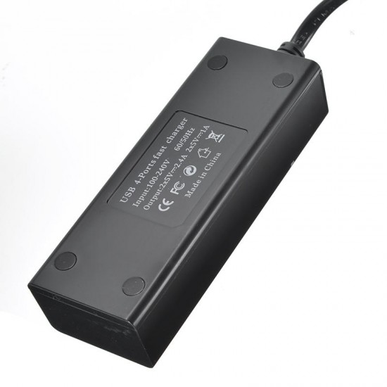 EU US Plug ABS 4 Port USB 2.4A Fast Charger for Samsung iphone Xiaomi Huawei EU US Plug ABS 4 Port USB 2.4A Fast Charger for Samsung iphone Xiaomi Huawei