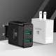 12W USB Charger Adapter Dual USB Wall Charger Fast Charging EU Plug US Plug For iPhone XS 11 Pro Max Note 9S Poco X2