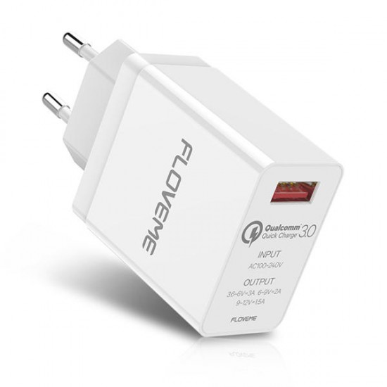 QC3.0 Fast Travel Wall USB Charger Adapter EU Plug For Smart Phone Tablet Camera QC3.0 Fast Travel Wall USB Charger Adapter EU Plug For Smart Phone Tablet Camera