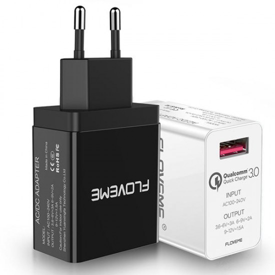 QC3.0 Fast Travel Wall USB Charger Adapter EU Plug For Smart Phone Tablet Camera QC3.0 Fast Travel Wall USB Charger Adapter EU Plug For Smart Phone Tablet Camera