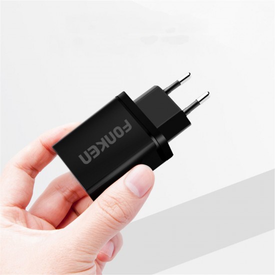 30W 3 Port QC3.0 Fast Charging USB Charger Adapter For iPhone XS 11Pro Huawei P30 Pro Mate30 Xiaomi Mi10 Redmi K30 S20 5G