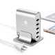 30W 5 USB Ports Dock Fast Charging Charger For iphone X 8/8Plus Samsung S8 Letv HTC Oneplus