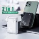 2 In 1 45W USB-C Wall Charger + 10000mAh Power Bank PD3.0 QC3.0 Power Delivery Quick Charge Power Supply For iPhone 11 SE 2020 For iPad Pro 2020 Xiaomi Note 10 Huawei P40 2 In 1 45W USB-C Wall Charger + 10000mAh Power Bank PD3.0 QC3.0 Power Delivery Quick Charge Power Supply For iPhone 11 SE 2020 For iPad Pro 2020 Xiaomi Note 10 Huawei P40