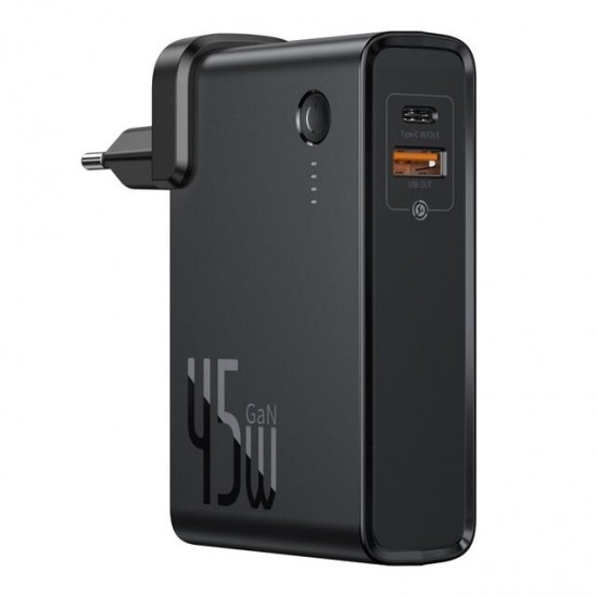 2 In 1 45W USB-C Wall Charger + 10000mAh Power Bank PD3.0 QC3.0 Power Delivery Quick Charge Power Supply For iPhone 11 SE 2020 For iPad Pro 2020 Xiaomi Note 10 Huawei P40 2 In 1 45W USB-C Wall Charger + 10000mAh Power Bank PD3.0 QC3.0 Power Delivery Quick Charge Power Supply For iPhone 11 SE 2020 For iPad Pro 2020 Xiaomi Note 10 Huawei P40