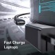 45W USB-C Wall Charger 2-Port PD3.0 QC3.0 AFC SCP Quick Charge Adapter With Foldable US Plug + 60W USB-C Fast Charging