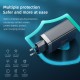 65W USB-C Charger 3-Port USB+2 * Type-C GaN PD 3.0 QC 3.0 SCP Quick Charge Wall Charger Adapter