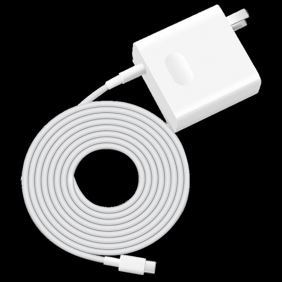 65W USB PD Charger SuperCharge Fast Charging With 1m 5A USB-C to USB-C Cable For iPhone 12 For Samsung Galaxy Note 20 For iPad Pro 2020 MacBook Air 2020 Huawei P40