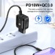 QC3.0+PD 18W USB Charger LED Display Fast Charging Travel Wall Charger Adapter For iPhone 12 XS 11Pro Huawei P30 P40 Pro Xiaomi MI10 POCO X3