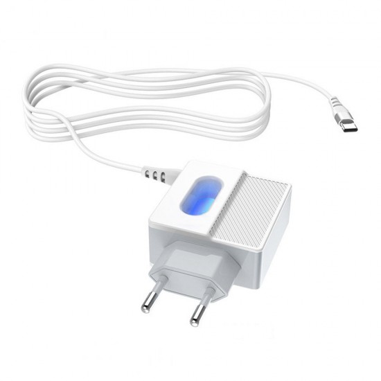 2.4A LED Indicator Dual Port USB Charger Adapter with Micro USB Type-C Data Cable For Huawei P30 Pro Mate 30 Mi9 9Pro Oneplus 6T 7 Pro