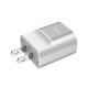 C47 2.1A Dual USB Fast Charging USB Charger Adapter For iPhone 8Plus XS 11Pro Huawei P30 Pro - US Plug C47 2.1A Dual USB Fast Charging USB Charger Adapter For iPhone 8Plus XS 11Pro Huawei P30 Pro - US Plug
