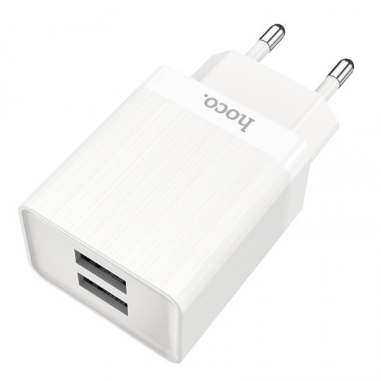 Dual USB EU Plug Wall Smart Travel USB Charger for Samsung Huawei