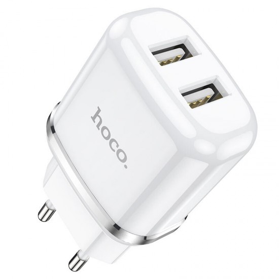 N4 Aspiring Dual USB 2.4A Wall charger for Samsung S20 Huawei P30 P40 Pro Mi10 Note 9S S20+