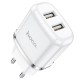 N4 Aspiring Dual USB 2.4A Wall charger for Samsung S20 Huawei P30 P40 Pro Mi10 Note 9S S20+