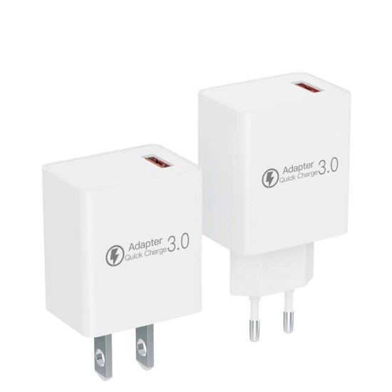 QC3.0 18W USB Charger Adapter Fast Charging For iPhone XS 11Pro Mi10 9Pro Note 9S Oneplus 8 Pro QC3.0 18W USB Charger Adapter Fast Charging For iPhone XS 11Pro Mi10 9Pro Note 9S Oneplus 8 Pro