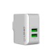 2.4A Fast Charging Type-C Dual USB Port European Regulations Travel Home Wall Charger Detachable Plug For iPhone X XS HUAWEI P30 Mi9 S10 S10+