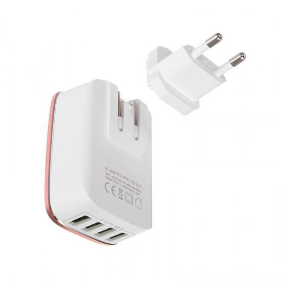 4 USB Ports 4.4A Fast Charger EU Plugs Charger For iphone 8 8 Plus iphone X Xiaomi Samsung 4 USB Ports 4.4A Fast Charger EU Plugs Charger For iphone 8 8 Plus iphone X Xiaomi Samsung