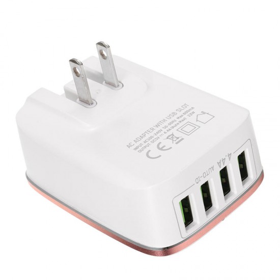 4 USB Ports 4.4A Fast Charger EU Plugs Charger For iphone 8 8 Plus iphone X Xiaomi Samsung 4 USB Ports 4.4A Fast Charger EU Plugs Charger For iphone 8 8 Plus iphone X Xiaomi Samsung