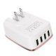 4 USB Ports 4.4A Fast Charger EU Plugs Charger For iphone 8 8 Plus iphone X Xiaomi Samsung 4 USB Ports 4.4A Fast Charger EU Plugs Charger For iphone 8 8 Plus iphone X Xiaomi Samsung