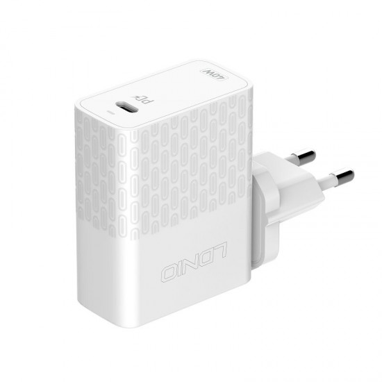 A1405C 40W USB-C PD Fast Charging Foldable Wall Charger Power Adapter for Samsung Galaxy Note S20 ultra for Mi 10 for iPhone 12 Pro Max