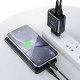 18W 2-Port USB PD Charger PD3.0 Power Delivery QC3.0 Quick Charge Digital Display Travel Wall Charger With EU Plug
