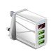 3.1A LED Display 3 Ports Fast Charging Smart USB Universal Wall Charger EU US UK Plug for iPhone 11 Pro Max for Samsung S10 K30 Tablet LG 3.1A LED Display 3 Ports Fast Charging Smart USB Universal Wall Charger EU US UK Plug for iPhone 11 Pro Max for Samsung S10 K30 Tablet LG