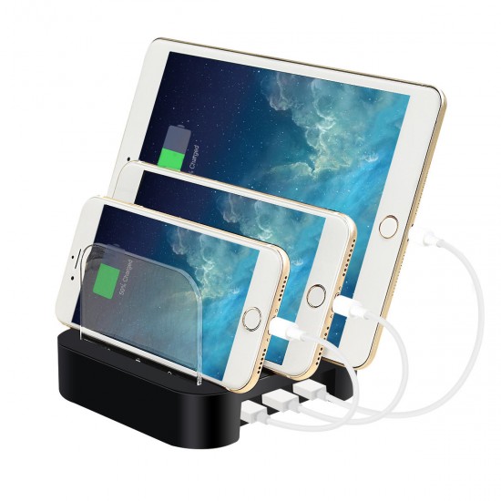Multifunctional 3 USB-Port Universal Smart Charger Charging Dock for Mobile Phone