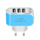 3.1A 3 USB Ports Fast Charging Charger EU Plug Adapter For iPhone X Xs XR Max HUAWEI P30 Xiaomi Mi8 Mi9 Pocophone S9 Note S10 S10+
