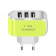 3.1A 3 USB Ports Fast Charging Charger EU Plug Adapter For iPhone X Xs XR Max HUAWEI P30 Xiaomi Mi8 Mi9 Pocophone S9 Note S10 S10+