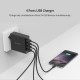 DCW-4U 30W Multi-port USB Charger 2.4A Smart Wall Charger Adapter Fast Charging For iPhone XS 11Pro Xiaomi Mi10 Redmi Note 9S S20+