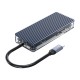 WB-7P 100W Type-C 7-in-1 Transparent Hub Desktop Charging Dock Station for Samsung Macbook Pro WB-7P 100W Type-C 7-in-1 Transparent Hub Desktop Charging Dock Station for Samsung Macbook Pro