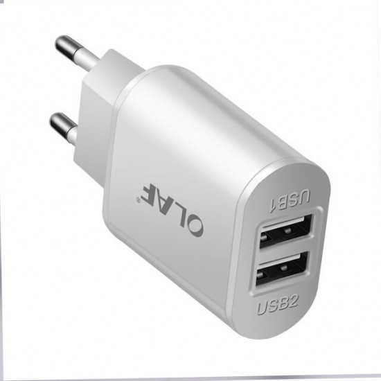 Dual USB Charger 5V 2.4A EU Plug Adapter Fast Wall Charger Portable Charge For Samsung S8 S9 Mi 8 For Iphone 7 X XS