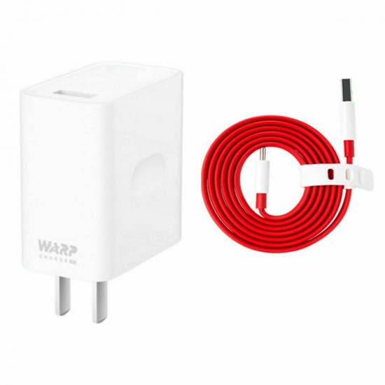 Warp Charger 30W Power Adapter Charge Type-C Flat Data Cable