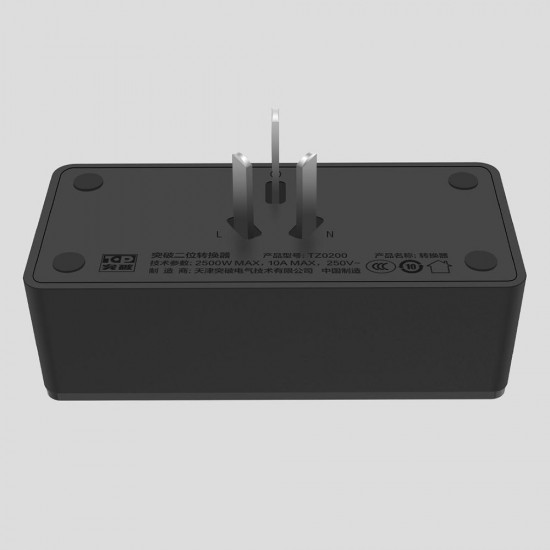10A 2 USB Port Power Strip Converter Socket Portable Plug Adapter From Eco-system 10A 2 USB Port Power Strip Converter Socket Portable Plug Adapter From Eco-system
