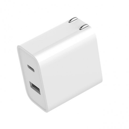 1A1C 30W Max PD QC 3.0 Type-C USB Charger for Xiaomi for Samsung Huawei