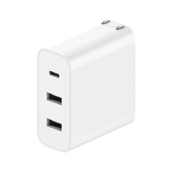 65W 2A1C Triple Output Travel USB Charger Type-C Smart Output USB-A 18W Max Quick Charging