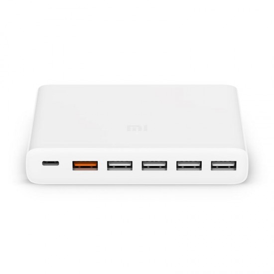 USB-C 60W Charger Type-C & USB-A 6 Ports Output Dual QC 3.0 Quick Charger USB-C 60W Charger Type-C & USB-A 6 Ports Output Dual QC 3.0 Quick Charger