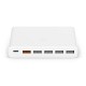 USB-C 60W Charger Type-C & USB-A 6 Ports Output Dual QC 3.0 Quick Charger