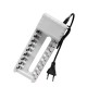 8 Slot Battery Charger No. 5 No. 7 AA/AAA Battery Charging Box 8 Section Smart Charging Stand 8 Slot Battery Charger No. 5 No. 7 AA/AAA Battery Charging Box 8 Section Smart Charging Stand