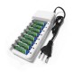 8 Slot Battery Charger No. 5 No. 7 AA/AAA Battery Charging Box 8 Section Smart Charging Stand 8 Slot Battery Charger No. 5 No. 7 AA/AAA Battery Charging Box 8 Section Smart Charging Stand