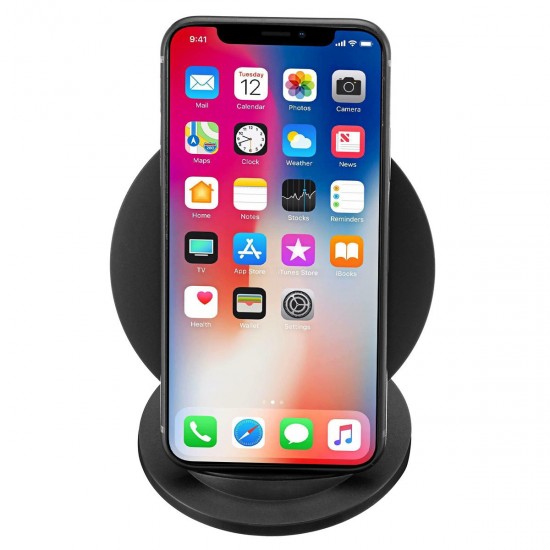 Q8 10W Fast Wireless Charger Stand Pad for iPhone 8 /X Samsung Note8/S8/S8+/S7edge/S7/Note5
